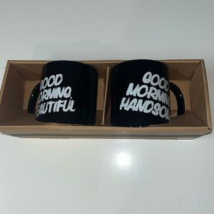 Set of two 8oz coffee mugs … New